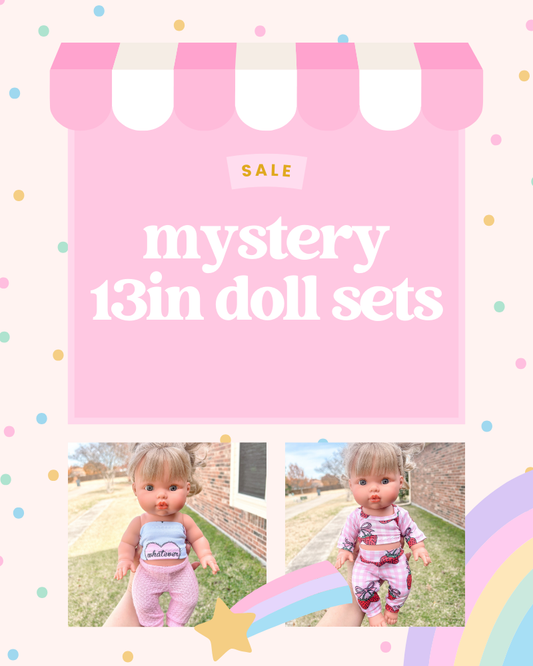5 Mystery 13in Doll Sets